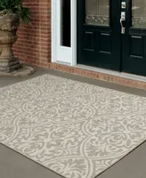 Jhb Design Genoa Outdoor 1831GNA 3'3" x 5' Area Rug