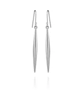 Vince Camuto Silver-Tone Linear Spear Drop Earrings