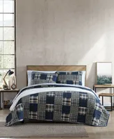 Eddie Bauer Madrona Plaid Reversible Quilt Set