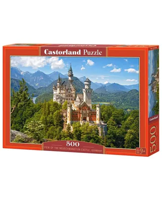 Castorland View of the Neuschwanstein Castle, Germany Jigsaw Puzzle Set, 500 Piece