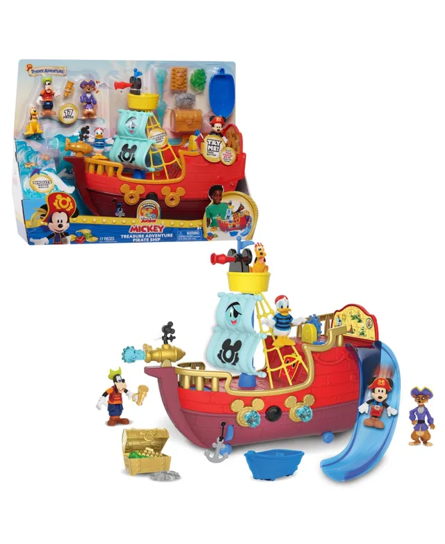 Mickey Mouse Pirate Ship Set, 15 Piece