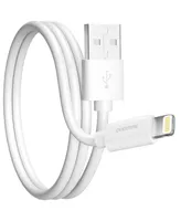 Overtime Apple MFi Certified iPhone 11/Xr/Se/10/8 4ft Charging Cable | Usb to Lightning Cable for iPhone - White