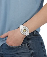 Versus Versace Women's 3 Hand Quartz Fire Island White Silicone Watch, 39mm