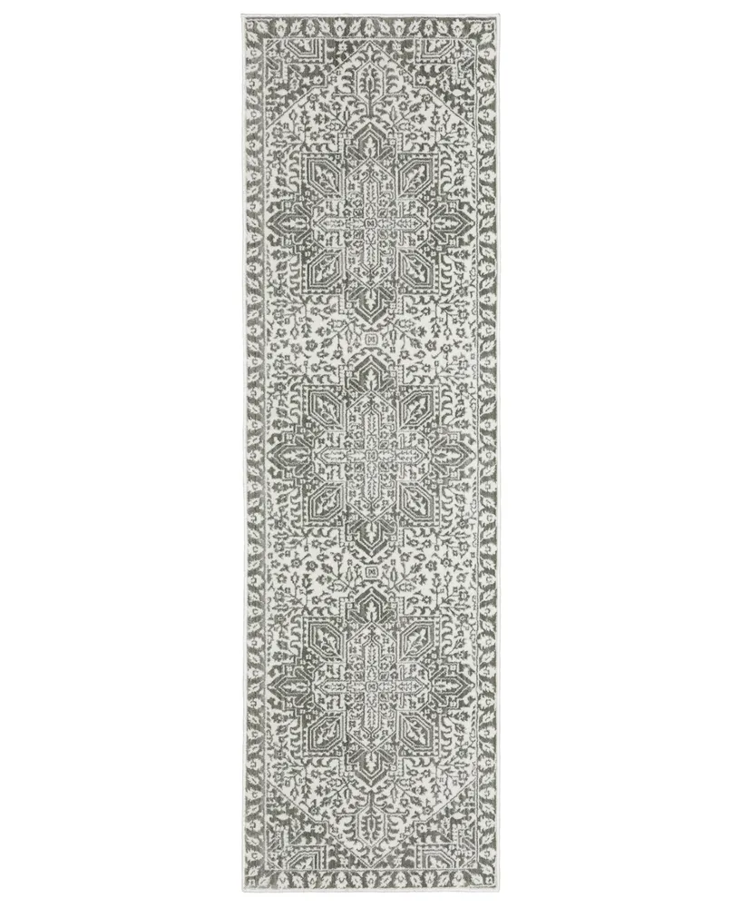 Oriental Weavers Montecito 1101MN 2'3" x 7'6" Runner Area Rug