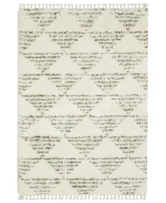 Jhb Design Vertical Shag VLS05A 3'10" x 5'5" Area Rug