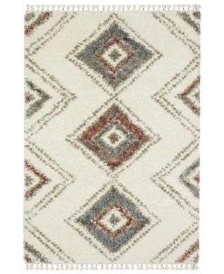 Jhb Design Vertical Shag VLS07A 3'10" x 5'5" Area Rug