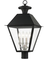 Livex Wentworth 4 Light Outdoor Post Top Lantern