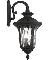 Livex Oxford 3 Light Outdoor Wall Lantern