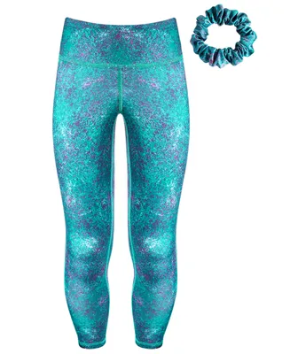 Id Ideology Toddler & Little Girls Abstract Texture Printed Leggings Scrunchy, Created for Macy's