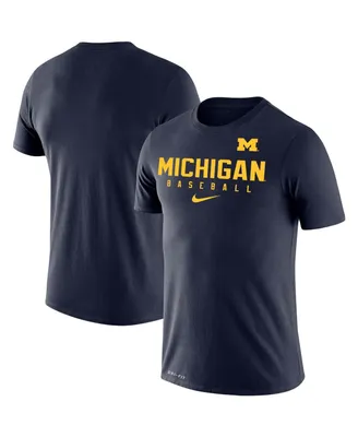 Men's Nike Navy Michigan Wolverines Baseball Legend Performance T-shirt