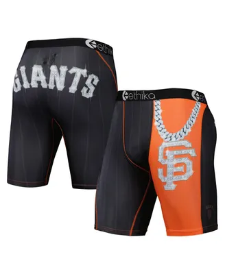 Men's Ethika Black San Francisco Giants Slugger Boxers