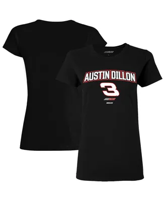 Women's Richard Childress Racing Team Collection Black Austin Dillon Car T-shirt