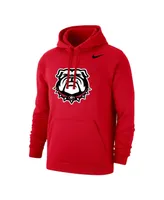 Men's Nike Georgia Bulldogs Logo Club Pullover Hoodie