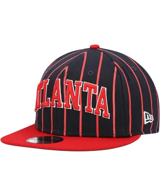Men's New Era Navy and Red Atlanta Braves City Arch 9FIFTY Snapback Hat