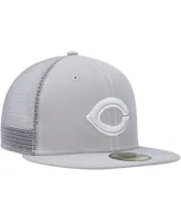 Men's New Era Gray Cincinnati Reds 2023 On-Field Batting Practice 59FIFTY Fitted Hat