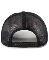 Big Boys and Girls '47 Brand White, Charcoal Baltimore Ravens Cove Trucker Snapback Hat