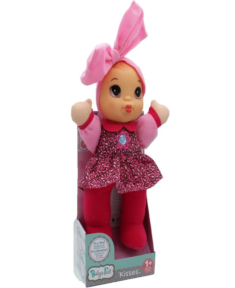 Baby's First by Nemcor Goldberger Doll Kisses Bi-Lingual English and Spanish