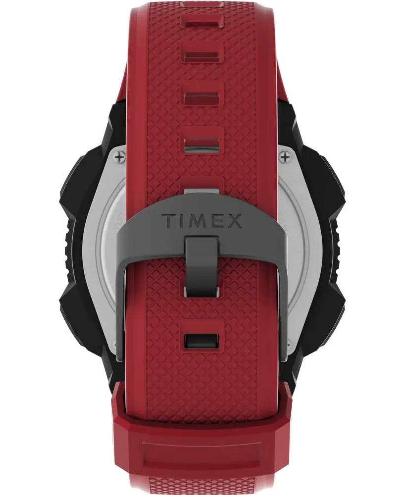 Timex Ufc Men's Quartz Core Resin Red Shock Watch, 45mm