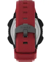 Timex Ufc Men's Quartz Core Resin Red Shock Watch, 45mm