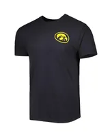 Men's Black Iowa Hawkeyes Hyperlocal T-shirt