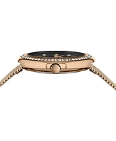 Versus Versace Women's Lea Crystal 2 Hand Quartz Rose Gold-Tone Stainless Steel Watch, 35mm