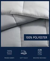 Nautica Longdale Solid Reversible 2 Piece Comforter Set, Twin