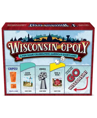 Late for the Sky Wisconsin-Opoly Classic Board Game With a Wisconsin Twist