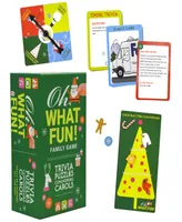 Oh What Fun Holiday, Family, Party, Trivia Game Solve Christmas Trivia And Puzzles