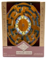 Dendera Zodiac Wooden Puzzle Based On The Ancient Night Sky, Medium Difficultly, Twist The Maze To Open New Pathways For Both Ball Bearings To Navigat