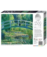 Mindbogglers Platinum 1500-Piece, Bridge Over a Pond of Water Lilies By Monet Jigsaws For Adults Deluxe, 33 x 26 intricate Puzzles Advanced Jigsaws Ho