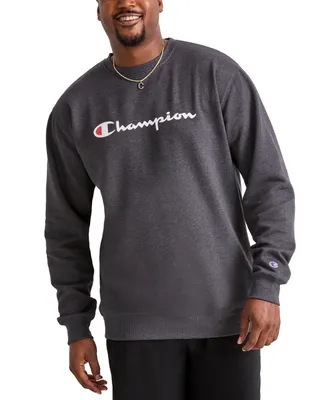 Champion Men's Big & Tall Powerblend Logo Graphic Fleece Sweatshirt