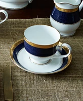 Noritake Odessa Cobalt Gold Set of 4 Cups, Service For 4