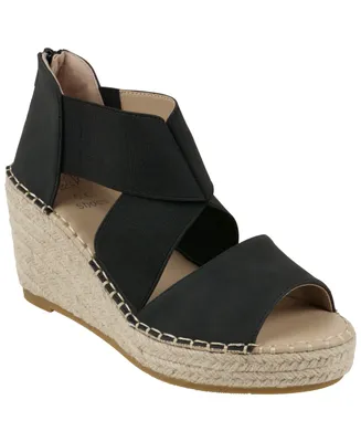Gc Shoes Women's Tia Strappy Espadrille Wedge Sandals