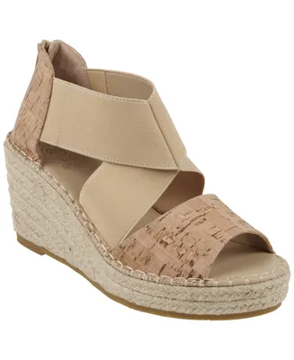Gc Shoes Women's Tia Strappy Espadrille Wedge Sandals