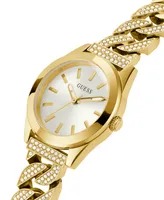 Guess Women's Analog Gold-Tone Stainless Steel Watch 32mm