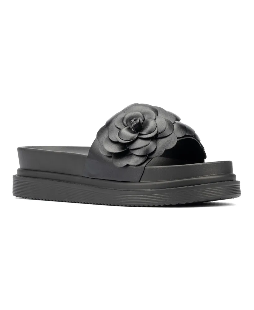 Camellia Flower Women's Slides