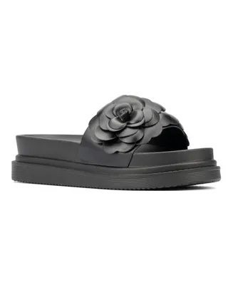 Camellia Flower Women's Slides