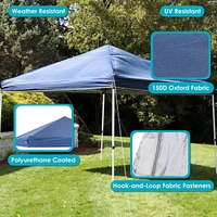 Sunnydaze Decor x ft Standard 150D Oxford Fabric Pop-Up Canopy Shade