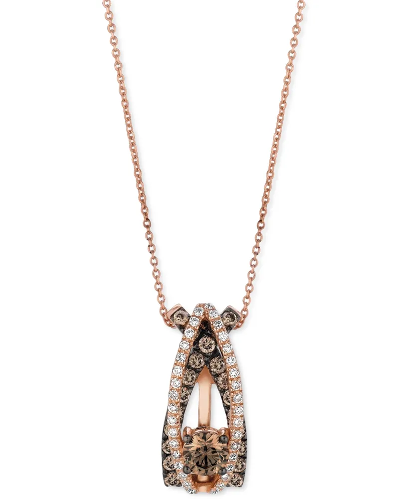 Le Vian Chocolate Diamonds 14k Rose Gold Necklace | Don Basch Jewelers