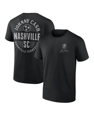 Men's Fanatics Black Nashville Sc Johnny Cash Oval T-shirt
