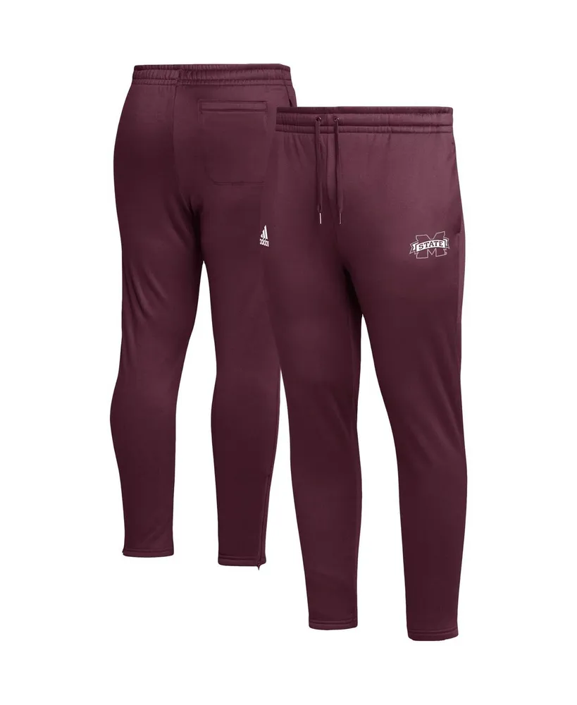 Men's adidas Maroon Mississippi State Bulldogs Aeroready Tapered Pants