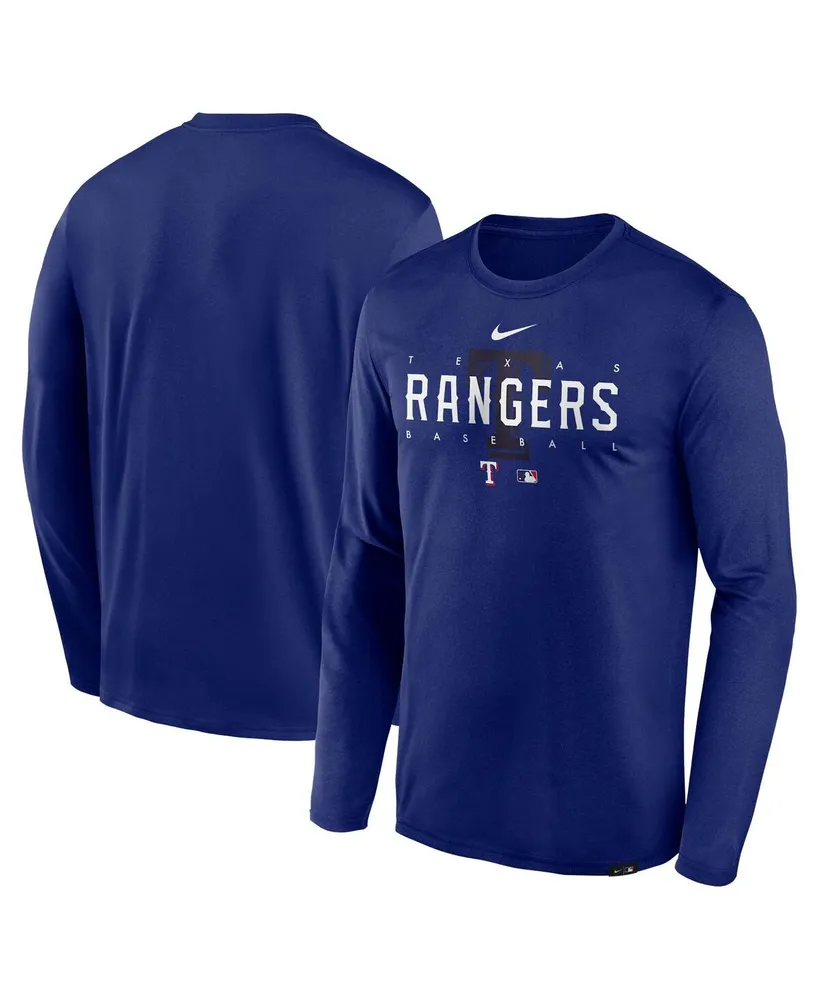 Nike Men's Nike Royal Texas Rangers Authentic Collection Team Logo