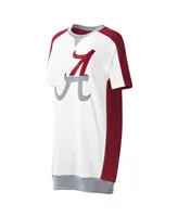 Women's G-iii 4Her by Carl Banks White Alabama Crimson Tide Home Run T-shirt Dress