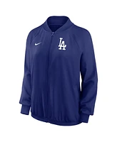 Women's Nike Royal Los Angeles Dodgers Authentic Collection Team Raglan Performance Full-Zip Jacket