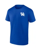 Men's Fanatics Royal Kentucky Wildcats Hometown Collection 2-Hit T-shirt