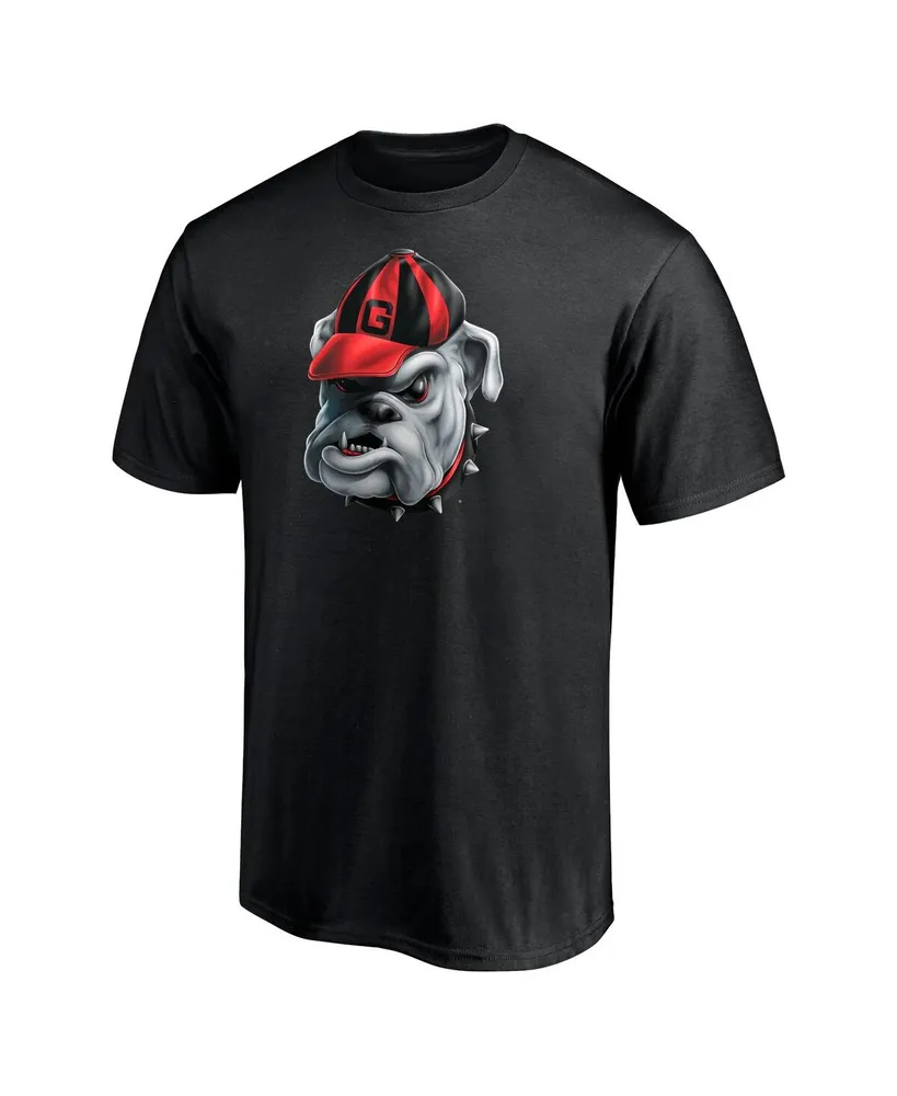 Men's Fanatics Black Georgia Bulldogs Team Midnight Mascot T-shirt