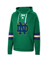 Men's Colosseum Green Notre Dame Fighting Irish Lace-Up 4.0 Pullover Hoodie