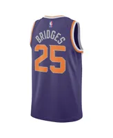 Men's and Women's Nike Mikal Bridges Purple Phoenix Suns 2022/23 Swingman Jersey - Icon Edition