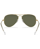 Ray-Ban Unisex Polarized Sunglasses, RB3025 Aviator Classic