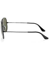 Ray-Ban Unisex Polarized Sunglasses, RB3025 Aviator Classic